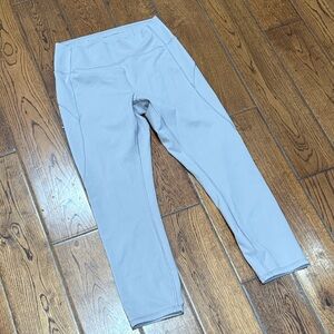 Lululemon light gray women’s leggings size 4 like new